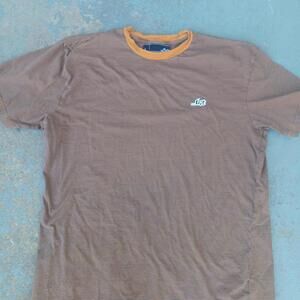 Lost... Embroidered Striped t-shirt